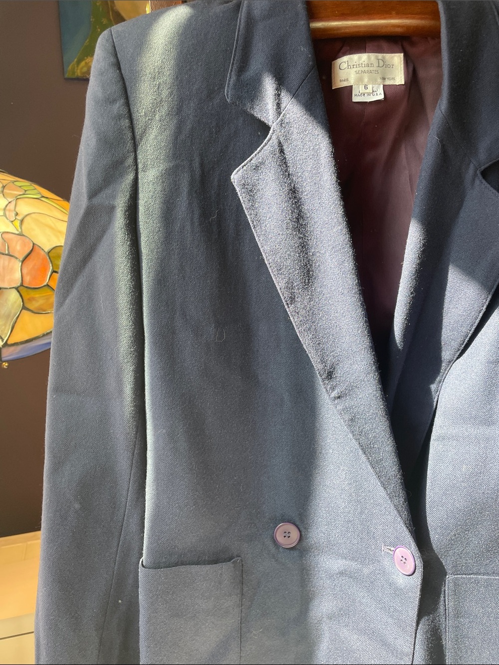 VTG DIOR WOOL BLAZER